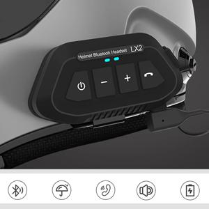 1200mAh 오토바이 헬멧 블루투스 헤드셋 방수 음성 보조 모토 이어폰 오토바이 핸즈프리 무선 헤드폰