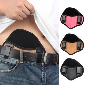 전술 사냥 홀스터 PU 가죽 숨겨진 총 주머니 글록 17 19 23 32 Sig Sauer Beretta Kahr Bersa Thunder Gun Holsters
