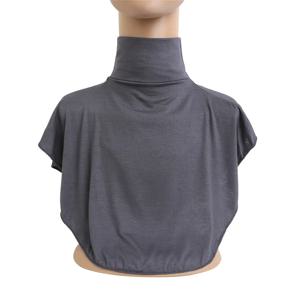 BOHOWAII 이슬람 여성 의류 액세서리 부드러운 코튼 저지 Hijab 목 커버 라마단 따뜻한 목 거짓 칼라 Neckwrap
