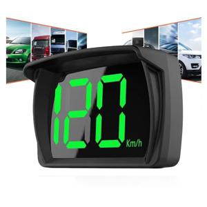 범용 자동차 HUD 헤드 업 디스플레이 GPS Hud 디지털 속도계 모든 자동차 트럭 플러그 앤 플레이 자동차 부품 용 큰 글꼴 속도 측정기 KMH