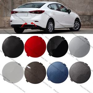 Mazda 3 Axela Sedan 용 후방 범퍼 견인 후크 커버 2013 2014 2015 2016 2017 2018 2019 Tow Hauling Eye 트레일러 캡 하우징
