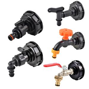 S60 거친 스레드 IBC 탱크 탭 팔꿈치 PE 파이프 커넥터 x 16mm 1/2 