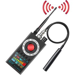새로운 K19 + 도청 숨겨진 카메라 탐지기 RF 무선 GSM 사운드 신호 도청 GPS 트래커 스파이 캠 탐지기 버그 파인더