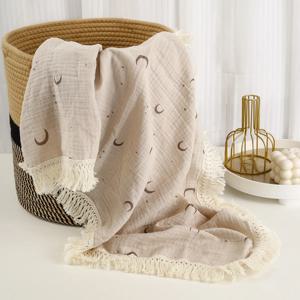 코튼 모슬린 아기 Swaddle 담요 술 신생아 아기 항목에 대한 담요를받는 침구 Swaddle Wrap 아기 유모차 커버