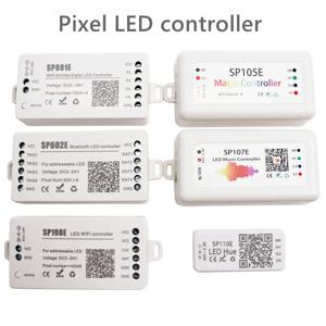 WS2812B WS2811 픽셀 LED 스트립 컨트롤러 Wifi/블루투스/음악 컨트롤러 SP108E SP511E SP801E SP110E SP105E SP107E DC5-24V