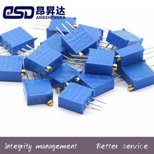 100pcs 3296W Trimpot 트리머 전위차계 20K 10K 5K 2K 1K 100K 200K 500K 1 50 M 100R 200R 500R 3296W 100 101 102 103 104