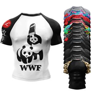 Cody Lundin 남자 승화 MMA Rashguard Bjj Jiu Jitsu 운동 Sportwear 고탄력 3D 인쇄 압축 격투 블라우스