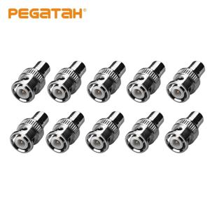 10pcs 2pcs JR-B9 BNC-RCA 커넥터 AHD CCTV 시스템 용 작고 짧은 BNC 커넥터