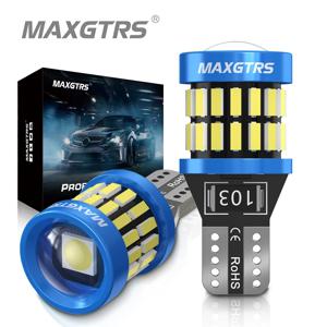 2x W5W T10 LED CANBUS 오류 없음 5W5 12V 8W 950Lm 슈퍼 밝은 자동차 인테리어 측면 조명 194 3030 SMD 자동 전구 흰색 호박색 빨간색