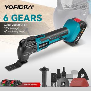 600W 밴드 진동 다기능 도구 20000PM 끈 없는 전기 목공 톱날 Makita 18v 배터리 인테리어 부품 22개 포함