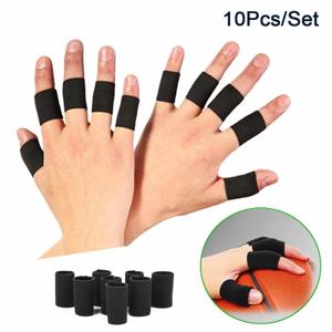 10Pcs 골프 손가락 받침대 부목 슬리브 엄지 지원 보호대 부드럽고 편안한 쿠션 남성 여성 농구 배구 테니스