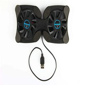 더블 팬이있는 접이식 USB 노트북 냉각 패드 7-15 인치 노트북 노트북 용 미니 문어 노트북 쿨러 냉각 패드