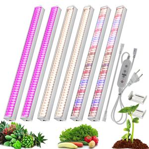 최신 1/2/4/6PCS 온실 식물을위한 전체 스펙트럼 LED 성장 조명 채식 꽃 채우기 빛 토양없는 재배 램프 뜨거운