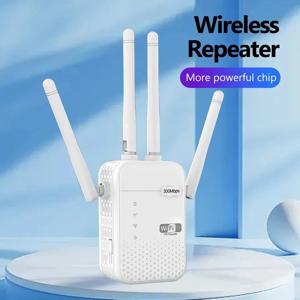 300Mbps 무선 WiFi 리피터 2.4G 신호 라우터 802.11N 장거리 무선 WiFi 익스텐더 증폭기 WIFI 부스터