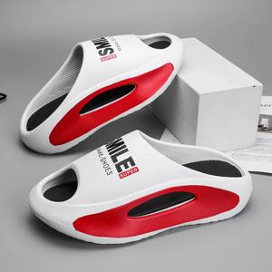 2024 여름 여성 슬리퍼 패션 남성 플랫폼 스니커즈 비치 미끄럼 방지 EVA 슬립 온 캐주얼 신발 5cm ​ 두꺼운 바닥 Zapatos Mujer