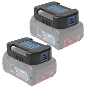 보쉬 18V 배터리 BAT 시리즈 PD QC3.0 22.5W 최대용 PD USB C 고속 전화 충전기 랙