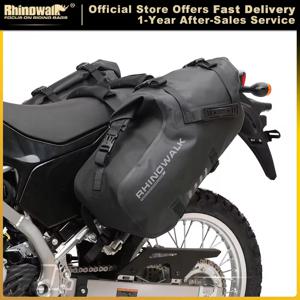 Rhinowalk 오토바이 가방 100% 방수 18L/28L/48L 대용량 2 Pcs 유니버설 맞는 오토바이 파니 가방 안장 사이드 가방