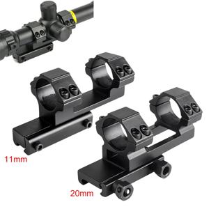 스코프 마운트 링 25.4 튜브 사냥 액세서리 20mm Picatinny 레일 11mm Dovetail 레일 스코프 마운트