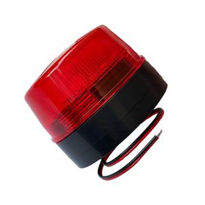 보안 시스템용 적색 스트로브 경고등, 깜박이는 비콘 LED 표시등, 12V, 24V, 220V