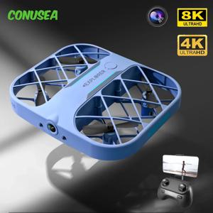 JJRC H107 8k 드론 wifi fpv 드론 카메라 hd 4k 원격 제어 헬리콥터 비행기 포켓 Quadcopter 소년을위한 크리스마스 선물