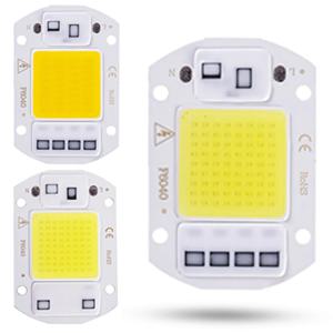 LED COB 칩 20W 30W 50W AC 220V 스마트 IC 필요 없음 드라이버 LED 램프 구슬 DIY 홍수 빛 스포트라이트 투광 조명 야외 칩 빛