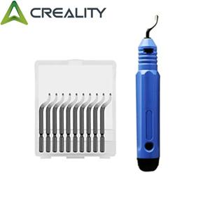 3D 프린터 트리밍 나이프 스크레이퍼 PLA PETG 재료 필라멘트 모델 트리밍 장치 10pcs 디버링 블레이드가있는 3D 프린터 도구