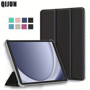 삼성 갤럭시 탭 A9 2023 8.7 인치 플립 삼중 스탠드 커버 탭 А9 SM-X110 SM-X115 PU 가죽 케이스 자동 수면 웨이크