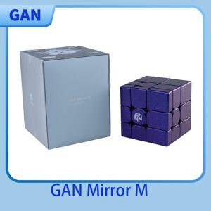 【JudyCube】GAN 미러 마그네틱(UV 코팅) 3X3 매직 스피드 큐브 전문 캐스트 코팅 퍼즐 Fidget Toys 어린이 선물