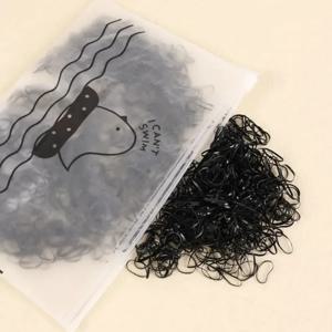 어린이 고무 밴드 작은 일회용 가죽 커버 넥타이 머리띠 소녀 헤어 액세서리 한국어 Hairst 고탄성