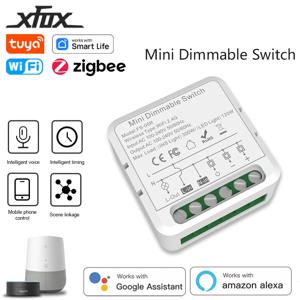 Tuya Wifi Zigbee 스마트 조광기 스위치 모듈 2 웨이 제어 DIY 조명 조광기 LED 스위치 스마트 라이프는 Alexa Google 홈과 함께 작동합니다.