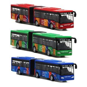 1:64 합금 도시 버스 모델 차량 도시 급행 버스 더블 버스 다이 캐스트 차량 장난감 재미 있은 당겨 자동차 어린이 어린이 선물