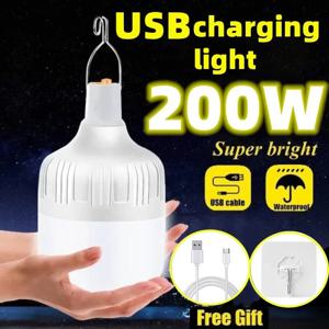 USB 충전식 LED 비상 조명 집 야외 휴대용 등불 비상 램프 전구 배터리 랜턴 바베큐 캠핑 라이트