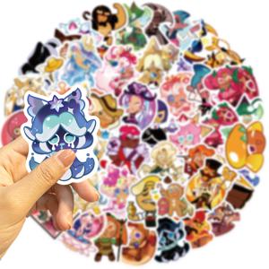 50PCS 쿠키 실행 왕국 스티커 DIY 일기 노트북 수하물 스케이트 보드 낙서 데칼 재미 클래식 장난감
