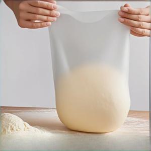 실리콘 반죽 반죽 가방 빵, 페이스트리, 피자 및 토르티야용 다용도 반죽 믹서 무독성 다기능 요리 도구
