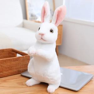 거대한 미니 시뮬레이션 동물 개 토끼 장난감 귀여운 동물 부드러운 시뮬레이션 인형 부활절 생일 선물 어린이 장난감 침실 장식