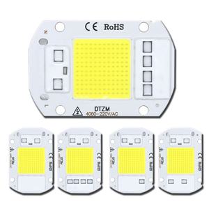LED 전구 COB 칩 50W 30W 20W 10W 구슬 220-240V 야외 실내 투광 조명 백라이트 Led 모듈 CoolWhite에 대 한 드라이버 필요 없음
