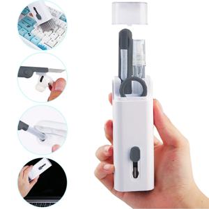 7-in-1 컴퓨터 키보드 클리너 브러시 키트 헤드셋 용 이어폰 청소 펜 iPad 전화 청소 도구 클리너 키캡 풀러 키트