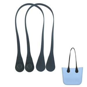 새로운 Tanqu 긴 짧은 obag O 가방 어깨 손잡이 스트랩 액세서리에 대한 슬림 pu 가죽 핸들