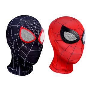 어린이 및 성인용 Gwen Stacy 3D 마스크, 슈퍼 히어로, 아이언맨, 코스프레, 마일즈 모랄레스, 스파이더맨, 할로윈 의상 소품 헤드기어