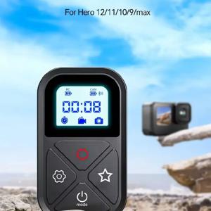 TELESIN 80M T10 Bluetooth 원격 제어 GoPro Hero 12 11 10 9 8 Max 스마트 액션 카메라 액세서리 용 손목 스트랩 포함