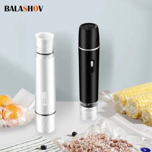 미니 휴대용 진공 실러 기계 주방 진공 포장기 기계 작은 씰링 기계 휴대용 USB 전기 음식 진공 실러