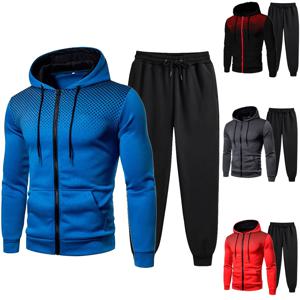 남성 Tracksuits 남성 의류 남성 세트 까마귀 세트 지퍼 스웨터 캐주얼 스포츠 운동복 남자 운동복 세트 러닝