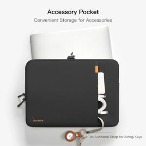 노트북 슬리브 케이스 가방 13 14 15.4 15.6 16 Macbook Pro Air M1 M2 13.3 커버 비즈니스 컴퓨터 가방 쉘 액세서리