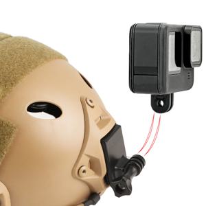 BOOIU 전술 헬멧 기본 어댑터 슈트 FAST/MICH/NVG 헬멧 고정 브래킷 스포츠 GoPro 영웅 액션 카메라 액세서리