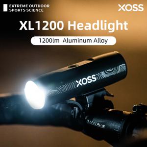 XOSS 200-1200 Lm 자전거 라이트 XL1200 헤드 라이트 방수 충전식 전면 램프 자전거 라이트 알루미늄 초경량 손전등