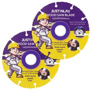 JUSTINLAU 115mm/125mm 원형 톱 블레이드 휠 디스크 목재 절단 초경 절단 디스크 목공 톱 블레이드