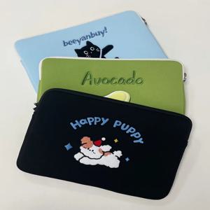 귀여운 노트북 슬리브 Carring Case 13 13.6 15 Macbook airM1 13.3 PRO14 15 인치 ASUS HP 라이너 슬리브 용 15.6 인치 컴퓨터 가방