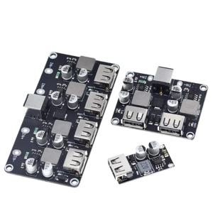 USB QC3.0 QC2.0 USB DC-DC 벅 컨버터 충전 스텝 다운 모듈 6-32V 9V 12V 24V-고속 충전기 회로 기판 5V