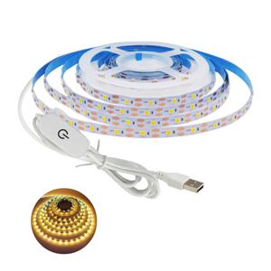 5V 2835 USB LED 스트립 빛 1m 2m 5m 30LED/m TV 백라이트 룸 주방 조명 램프 장식에 대 한 디 밍이 가능한 유연한 램프 테이프