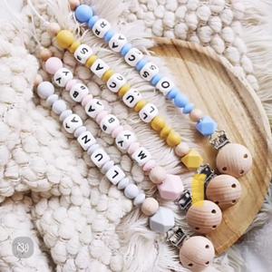 INS 아기 젖꼭지 클립 맞춤 이름 맞춤형 더미 젖꼭지 홀더 체인 북유럽 스타일 신생아 선물 Teether 아기 액세서리